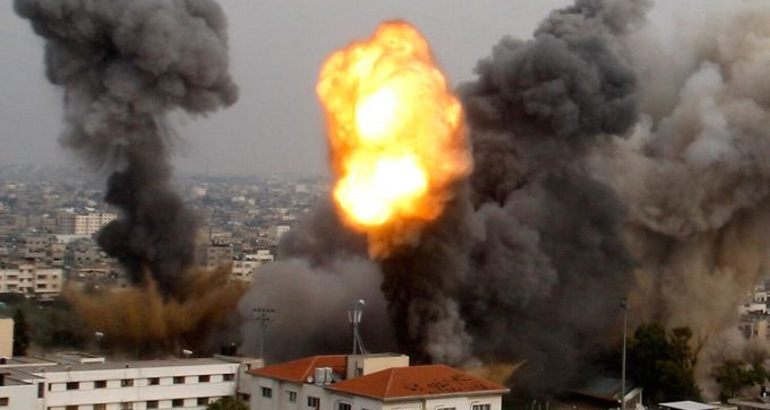 Bombardovanie pásma Gazy izraelskou armádou