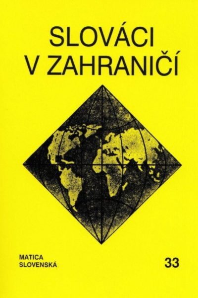 Slováci v zahraničí č. 33 Slováci v zahraničí č. 33