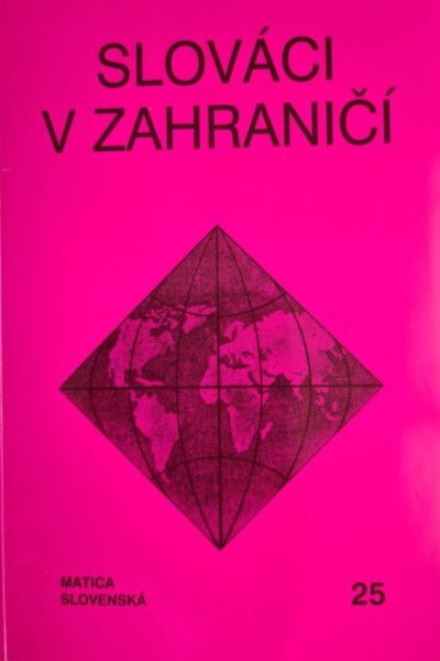 slováci v zahraničí 25 Slováci v zahraničí č. 25