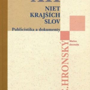 Zobrané spisy XII. J C. Hronský