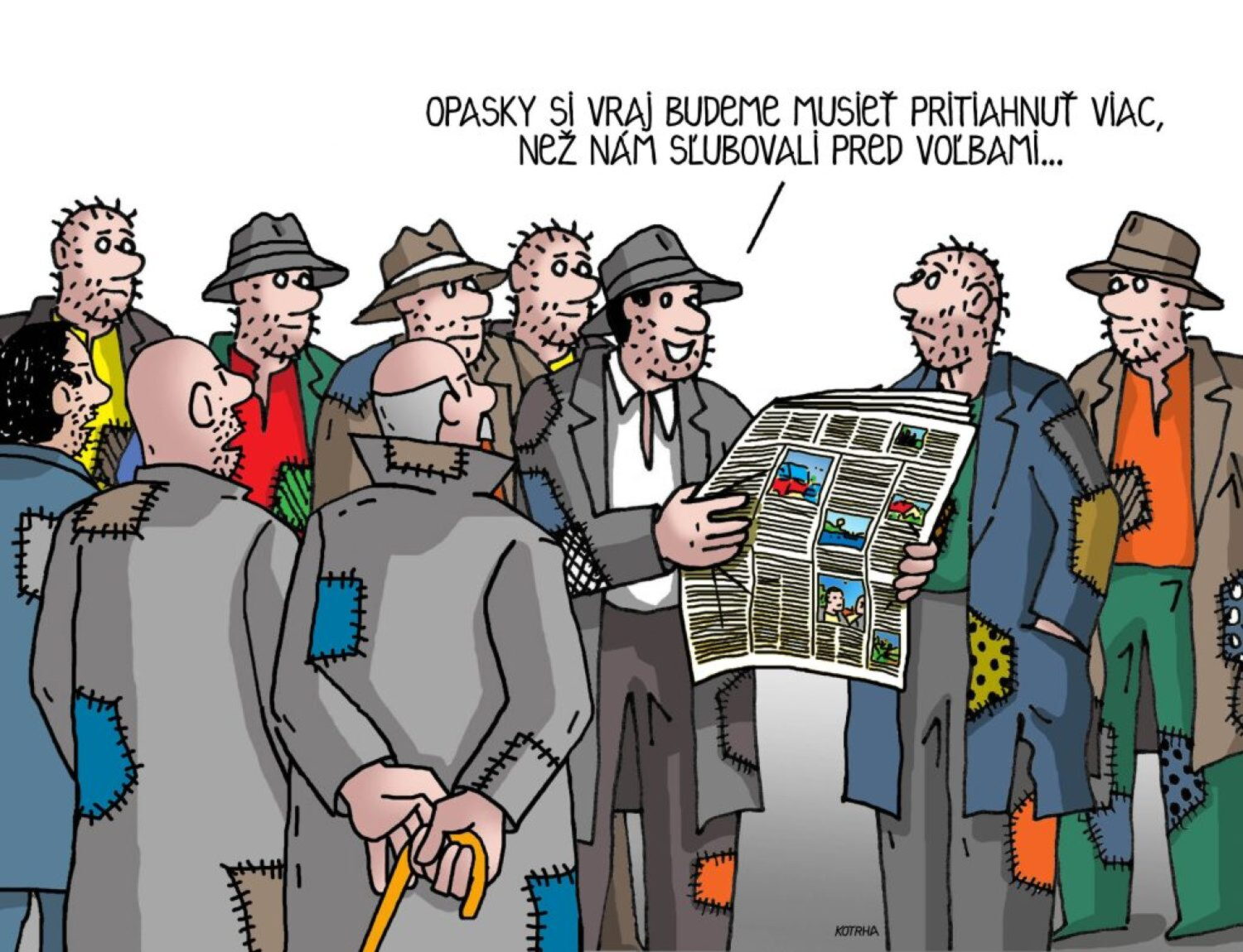 Hospodárenie štátu napreduje iba s pomocou podporných barličiek