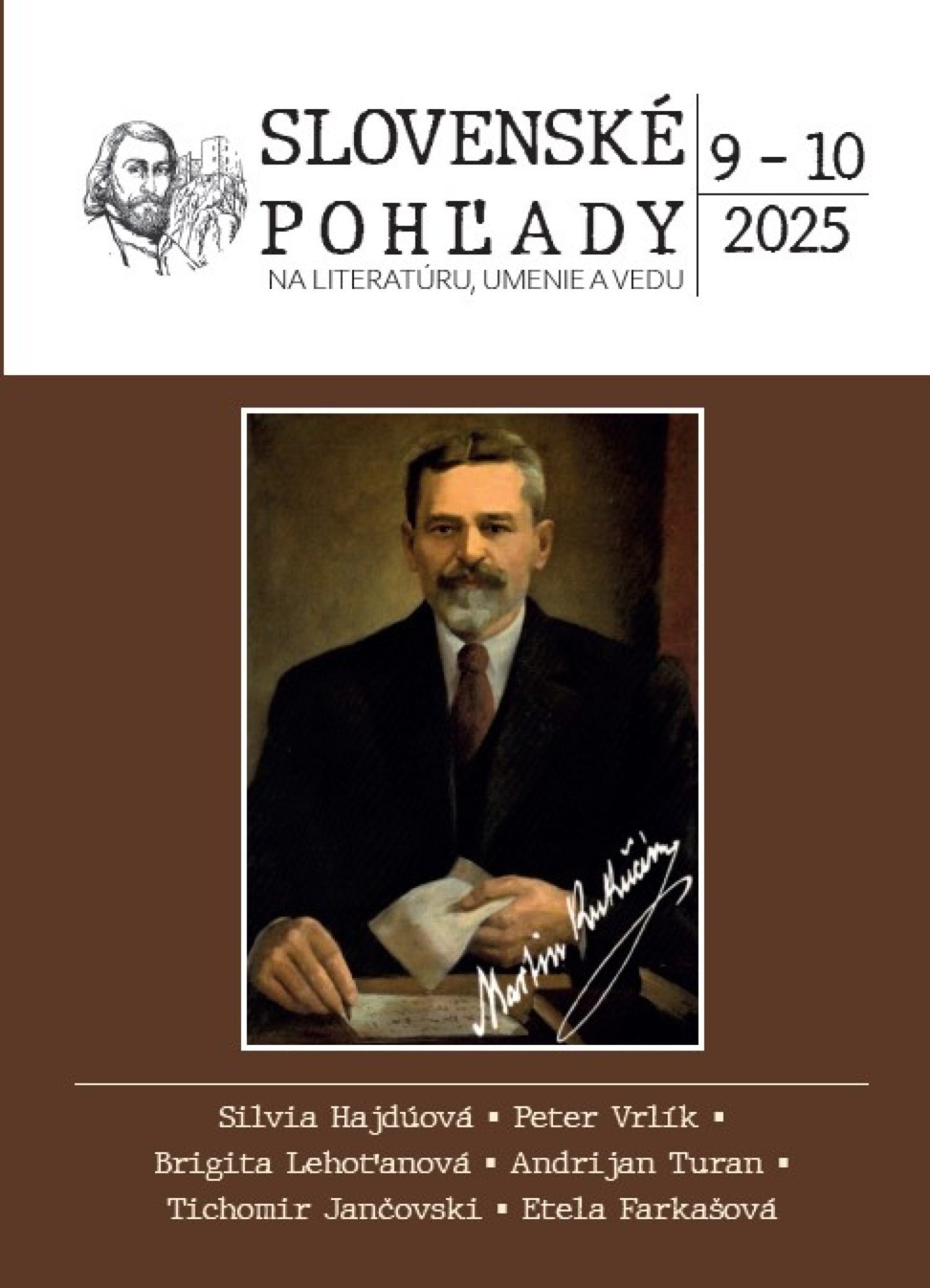 Dvojčíslo Slovenských pohľadov deväť a desať je opäť plné zaujímavého obsahu