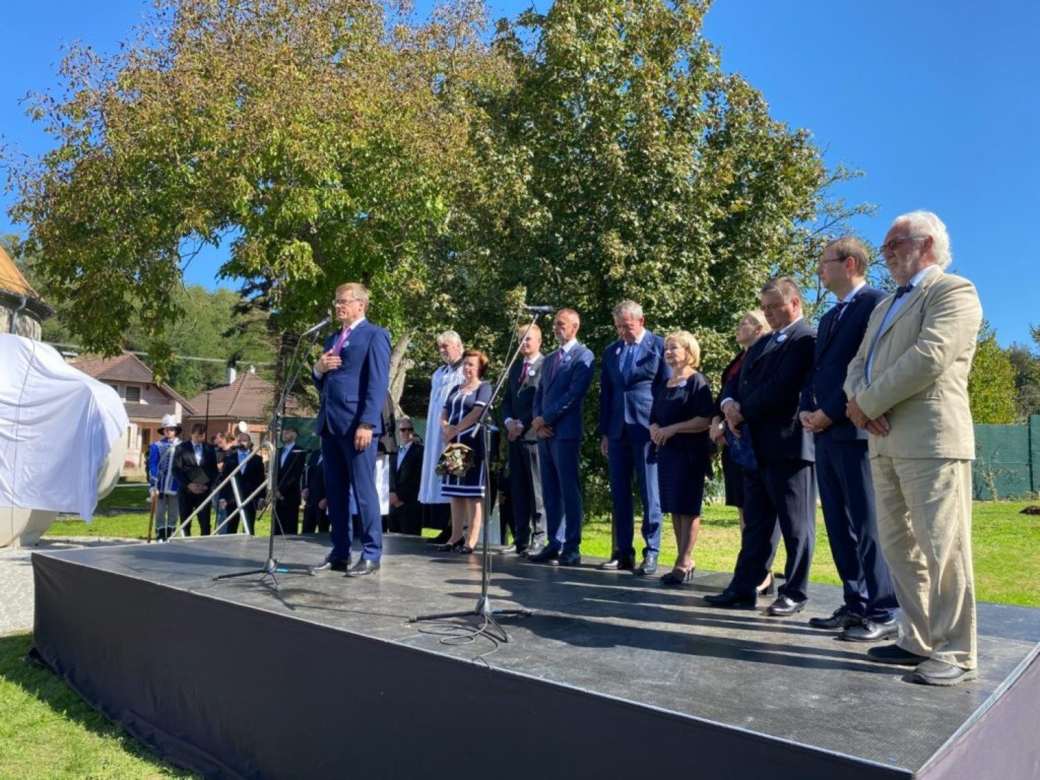 Po takmer tridsiatich rokoch odhalili pamätník J. M. Hurbanovi v Beckove