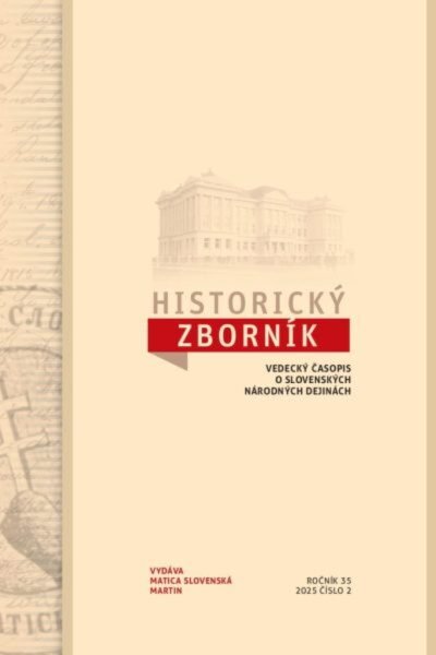 Historický zborník 1/2025