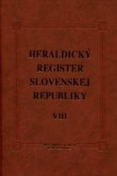 HERALDICKY viii Heraldický register SR VIII.
