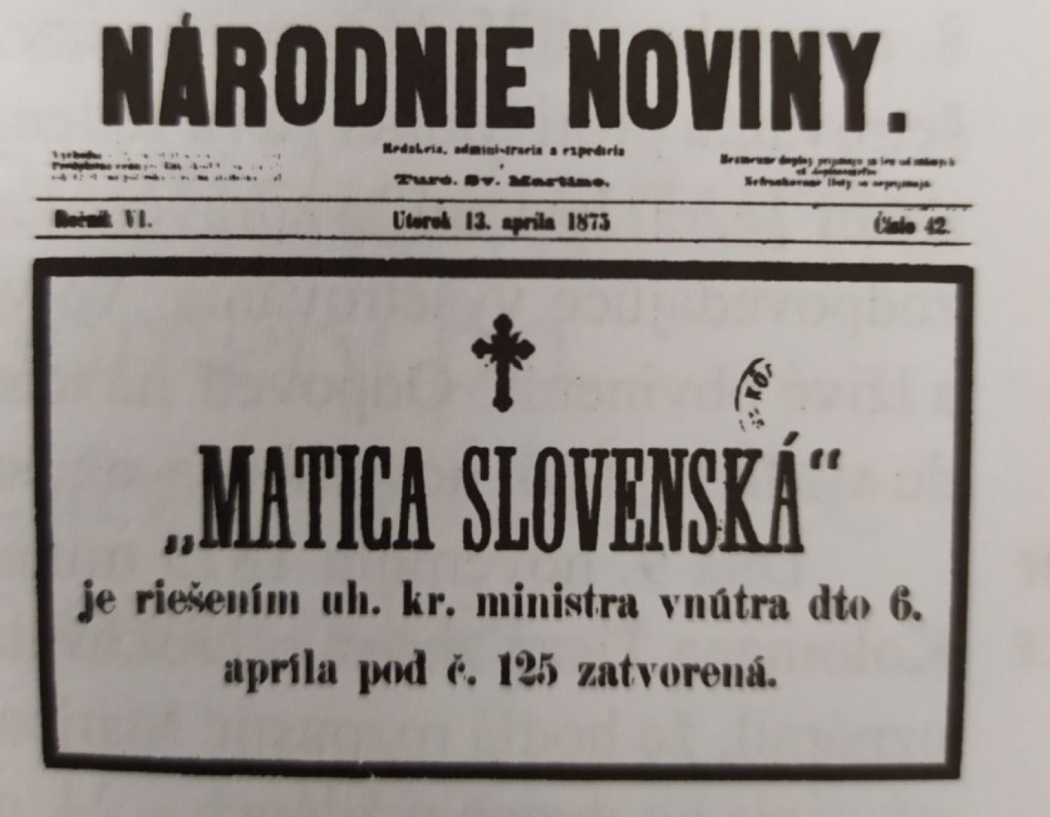 Keď sa história opakuje: Matica v paľbe médií v roku 1875 aj dnes