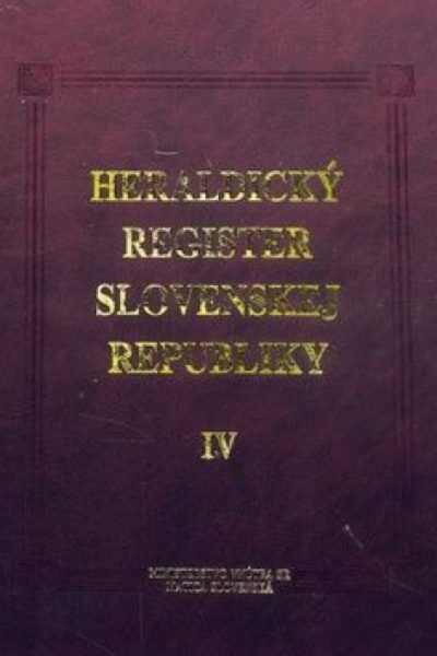 heraldicky IV Heraldický register SR IV.