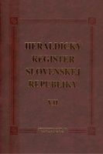 heraldický VII Heraldický register SR VII.