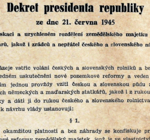 Benešove dekréty podľa Šimečku