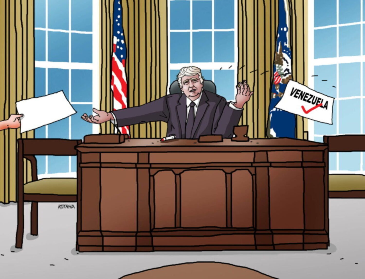 Prezidenta Donalda Trumpa nezaujíma legitimita, ale len venezuelská ropa