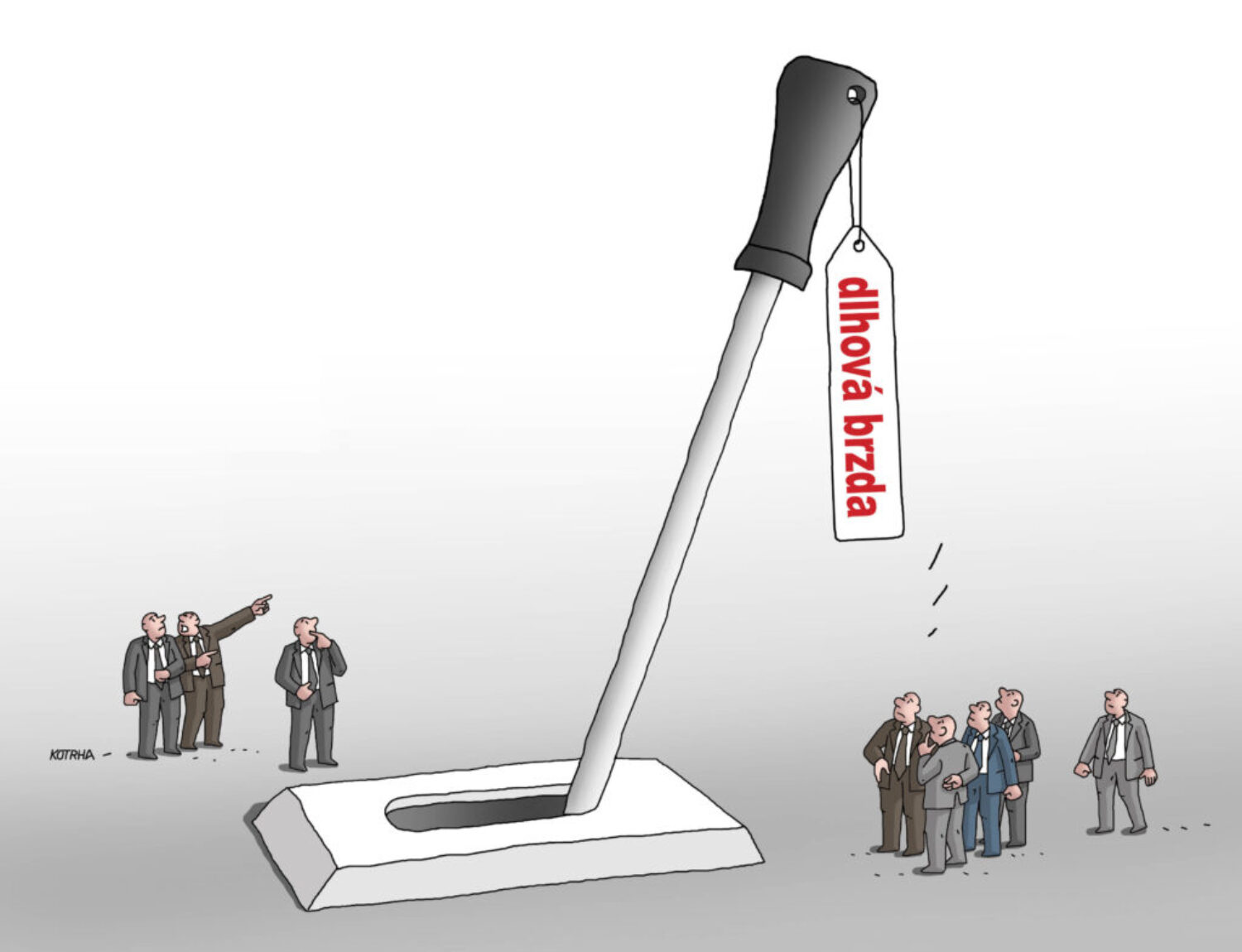 Princíp je v tom, že sú určené pásma dlhu a ich prekročenie sa trestá sankciami