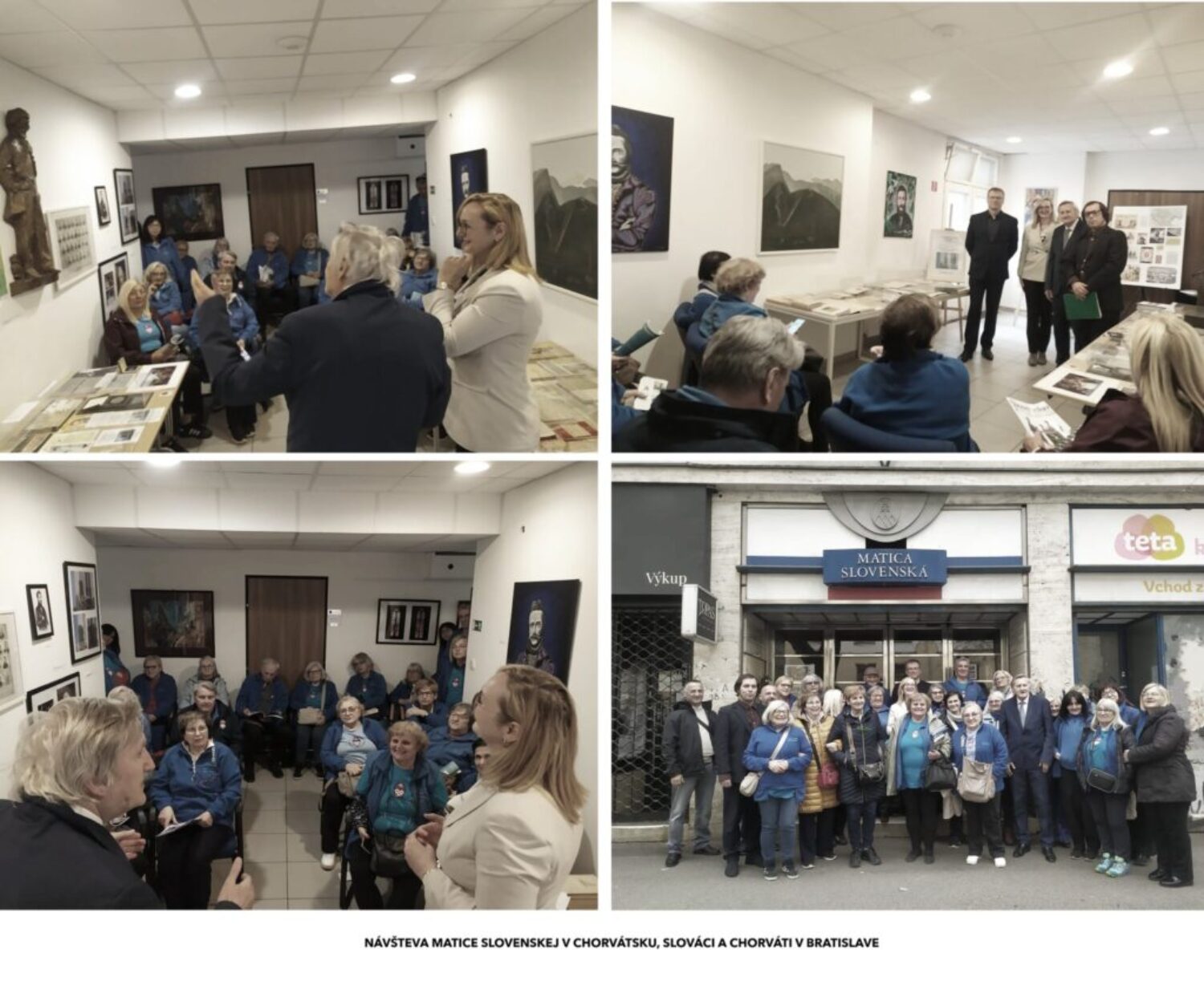 Rad návštev na štúrovskej výstave predĺžili chorvátski matičiari z Rijeky