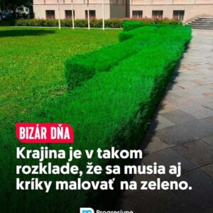 Slovo o slovensku Zelený plot a vtipní progresívci